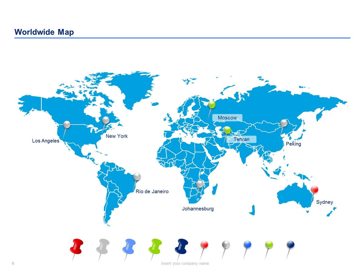 Moscou na Rússia no mapa