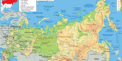 Rússia Moscou mapa