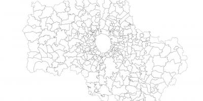 Moskva municípios mapa